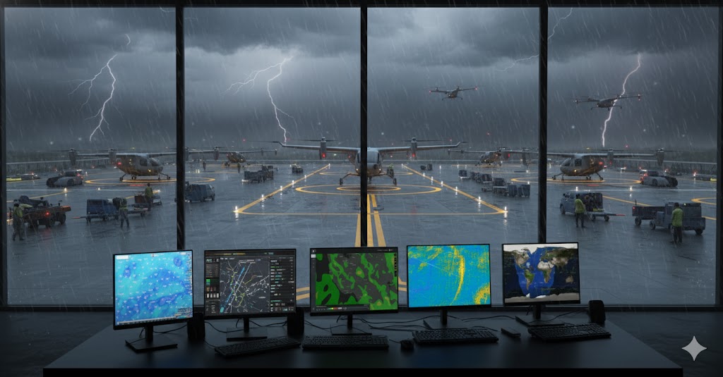 How High-Resolution Weather Forecasting is the Key to Unlocking Advanced Air Mobility